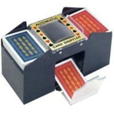 Automatic card shuffler for up to 4 decks