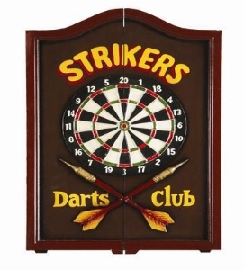 Picture of r734-Strikers Dartboard Cabinet