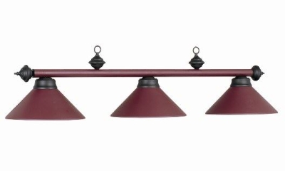 Picture of 61011- Billiard lamp full metal shade ''Cherry''