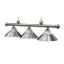 Picture of B48-RIB ST | 3 LT-54" BILLIARD LIGHT-STAINLESS