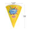 Picture of 6 oz Waxed Snow Cone Cups – Bullseye Popcorn (Pack of 100)
