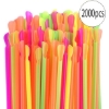 Picture of 72013-2000 - Spoon straw multi-color pack 2000pcs