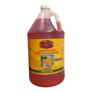 Picture of 73226 - Bullseye popcorn - Snow cone syrup Orange 3.8L