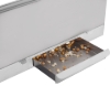 Black 4oz popcorn machine - interior light detail