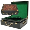 Picture of 13208- Deluxe Wooden poker chips case 500 pcs with suited design