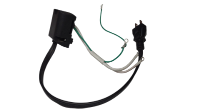 Power supply cables with connectors for cauldron