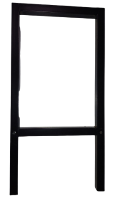 Black long support for legs part F
