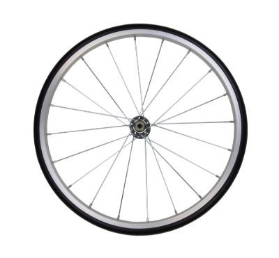 Picture of 71827 Silver Aluminum Wheel for Cotton Candy and Snow Cone Cart