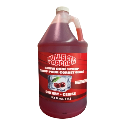 Picture of 73221- Bullseye popcorn - Snow cone syrup Cherry 3.8L