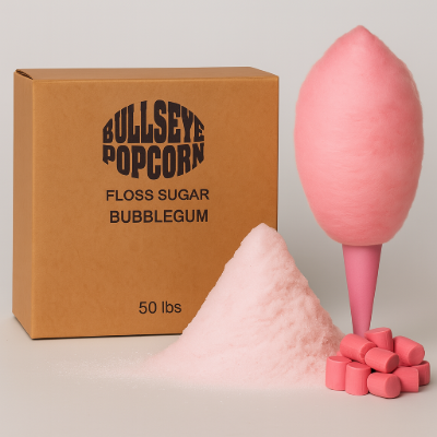 Picture of 72053 Cotton Candy Sugar – Pink bubble gum  Flavor – 50 lbs